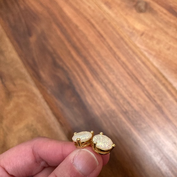 Earrings (opal) - Picture 2 of 2